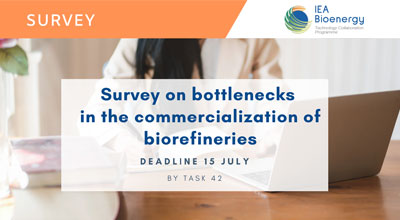 Survey on bottlenecks in the commercialization of biorefineries